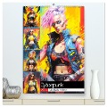 Cyberpunk. Futuristische Heldinnen (hochwertiger Premium Wandkalender 2025 DIN A2 hoch), Kunstdruck in Hochglanz - Rose Hurley