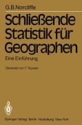 Cover-Bild zum Titel 'Schließende Statistik für Geographen' von 'G. B. Norcliffe'