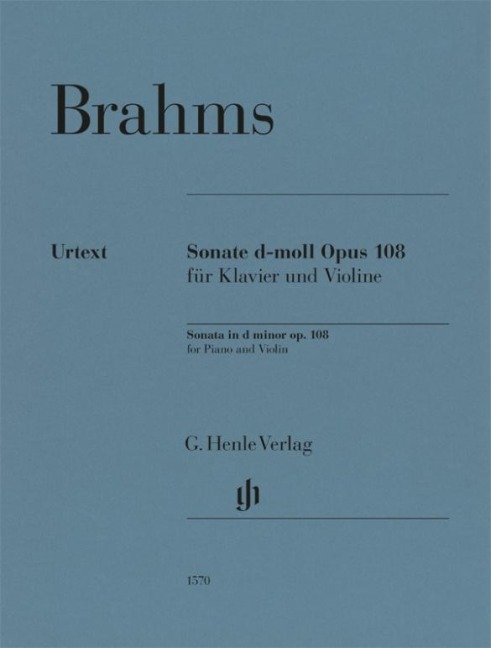 Johannes Brahms - Violinsonate d-moll op. 108 - Johannes Brahms