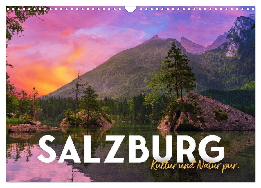 Salzburg - Kultur und Natur pur. (Wandkalender 2026 DIN A3 quer), CALVENDO Monatskalender - Sf Sf