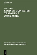 Cover-Bild zum Titel 'Studien zum Alten Testament (1966-1988)' von 'Georg Fohrer'