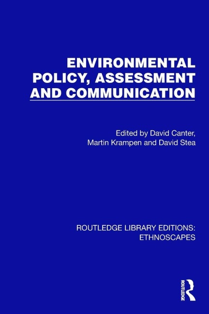 Environmental Policy, Assessment and Communication - 
