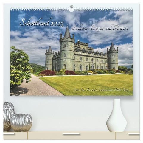 Schottland 2025 Schlösser, Burgen und Ruinen (hochwertiger Premium Wandkalender 2025 DIN A2 quer), Kunstdruck in Hochglanz - Mirko Weigt © Hamburg