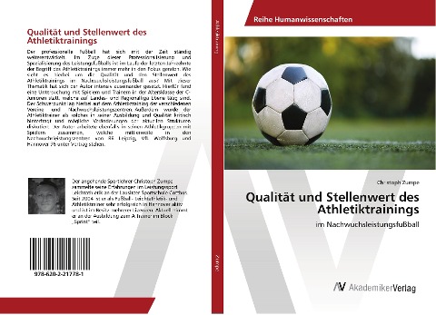 Qualität und Stellenwert des Athletiktrainings - Christoph Zumpe