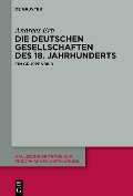 Cover-Bild zum Titel 'Die Deutschen Gesellschaften des 18. Jahrhunderts' von 'Andreas Erb'
