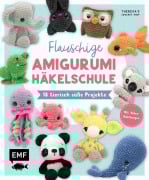 Cover-Bild zum Titel 'Flauschige Amigurumi-Häkelschule' von 'Theresa Kicher'