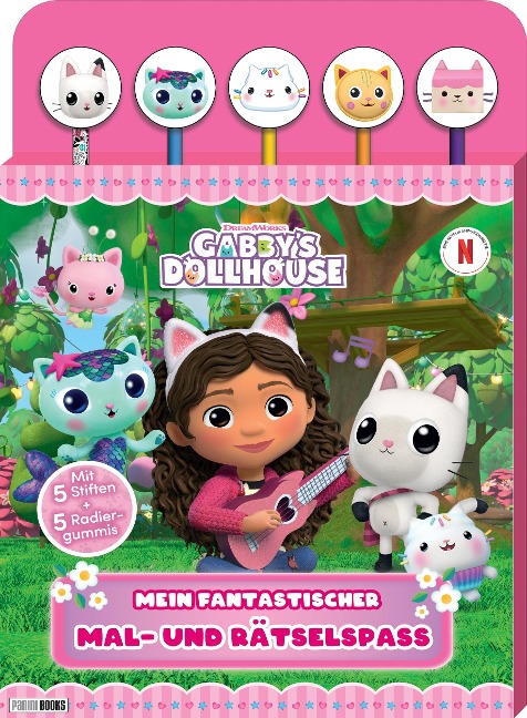 Gabby's Dollhouse: Mein fantastischer Mal- und Rätselspaß - Panini