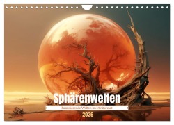 Cover-Bild zum Titel 'Sphärenwelten (Wandkalender 2026 DIN A4 quer), CALVENDO Monatskalender' von 'Daniela Tapper'