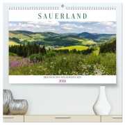 Sauerland - hier muss man mal gewesen sein (hochwertiger Premium Wandkalender 2026 DIN A2 quer), Kunstdruck in Hochglanz - Heidi Bücker