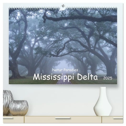 Natur Paradies Mississippi Delta (hochwertiger Premium Wandkalender 2025 DIN A2 quer), Kunstdruck in Hochglanz - Christian Heeb