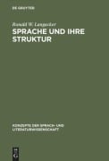Cover-Bild zum Titel 'Sprache und ihre Struktur' von 'Ronald W. Langacker'