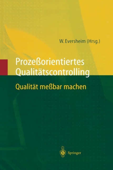 Prozeßorientiertes Qualitätscontrolling - 