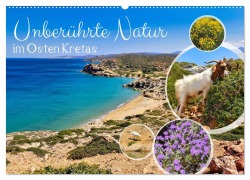 Cover-Bild zum Titel 'Unberührte Natur im Osten Kretas (Wandkalender 2026 DIN A2 quer), CALVENDO Monatskalender' von 'Claudia Kleemann'