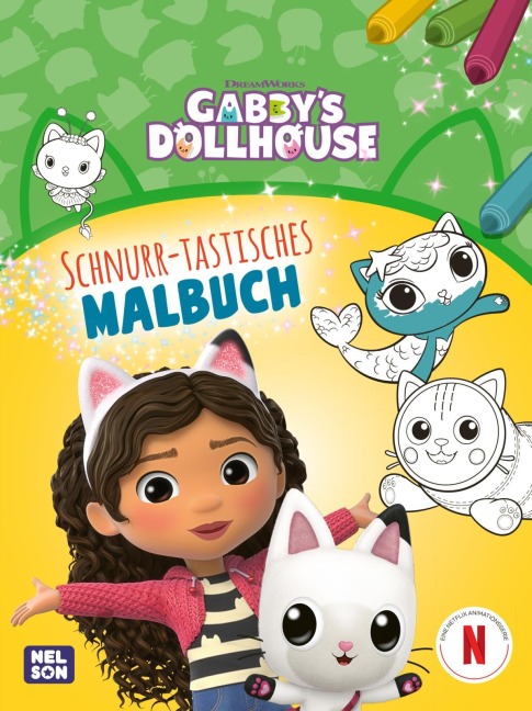 Gabby's Dollhouse: Schnurr-tastisches Malbuch - 