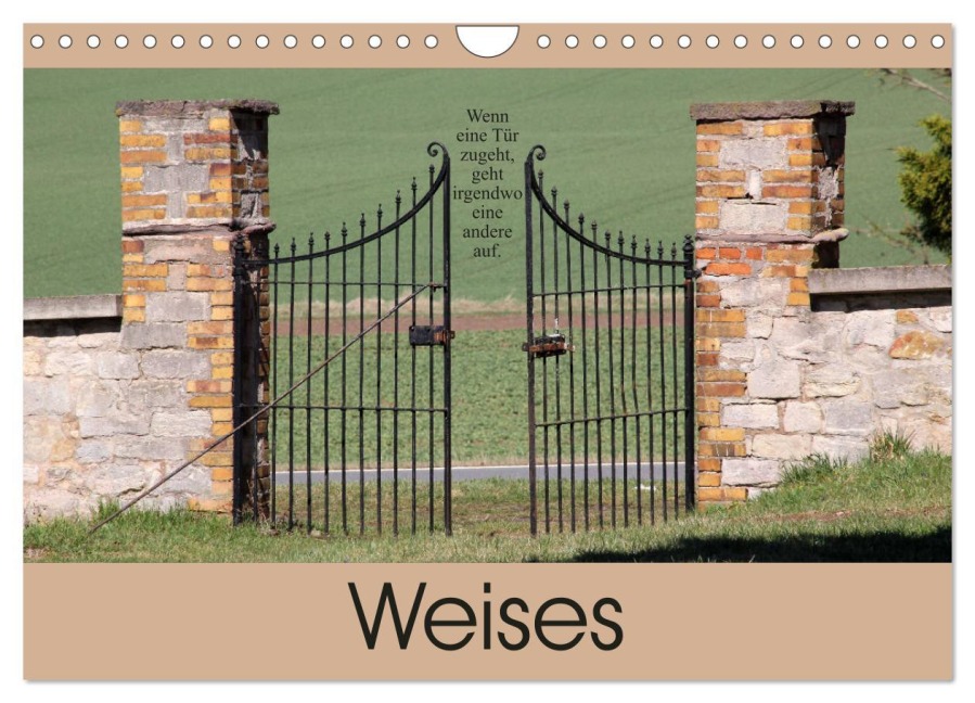 Weises (Wandkalender 2026 DIN A4 quer), CALVENDO Monatskalender - Flori Flori0