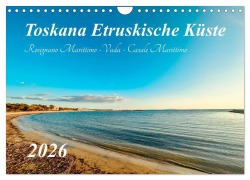 Cover-Bild zum Titel 'Toskana - Etruskische Küste (Wandkalender 2026 DIN A4 quer), CALVENDO Monatskalender' von 'Udo Talmon'