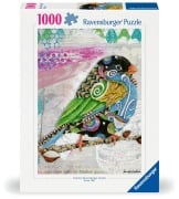 Cover-Bild zum Titel 'Erwachsenenpuzzle 1000 Teile - Bunter Vogel' von ''