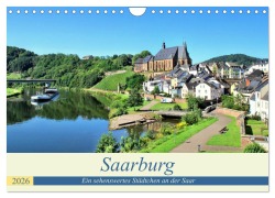 Cover-Bild zum Titel 'Saarburg - Ein sehenswertes Städtchen an der Saar (Wandkalender 2026 DIN A4 quer), CALVENDO Monatskalender' von 'Arno Klatt'