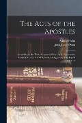 Cover-Bild zum Titel 'The Acts of the Apostles' von 'John Jason Owen, August Hahn'