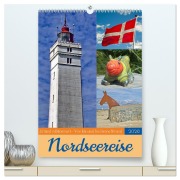 Cover-Bild zum Titel 'Nordseereise - Jütland in Dänemark - Von Blavand bis Henne Strand (hochwertiger Premium Wandkalender 2026 DIN A2 hoch), Kunstdruck in Hochglanz' von 'Holger Felix'