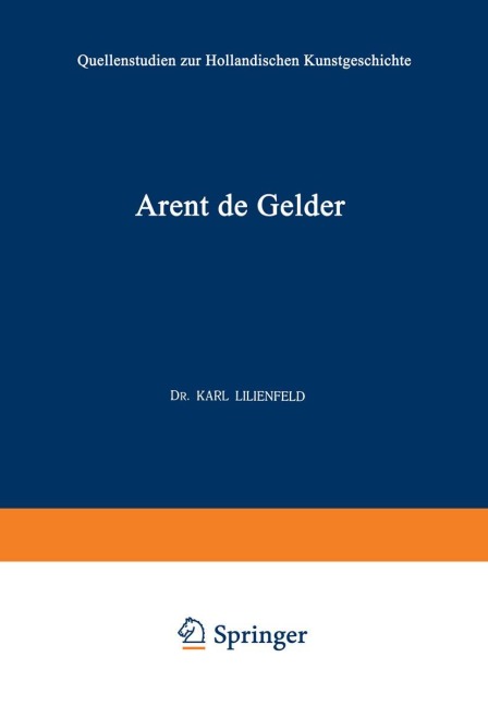 Arent de Gelder - Karl Lilienfeld