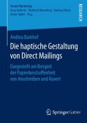Cover-Bild zum Titel 'Die haptische Gestaltung von Direct Mailings' von 'Andrea Barkhof'