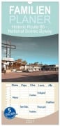 Cover-Bild zum Titel 'Familienplaner 2027 - Historic Route 66 - National Scenic Byway mit 5 Spalten (Wandkalender, 21 x 45 cm) CALVENDO' von 'Kult-Fotos. de Kult-Fotos. de'