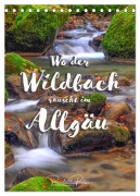 Cover-Bild zum Titel 'Wo der Wildbach rauscht im Allgäu (Tischkalender 2026 DIN A5 hoch), CALVENDO Monatskalender' von 'Reinhold Ratzer'