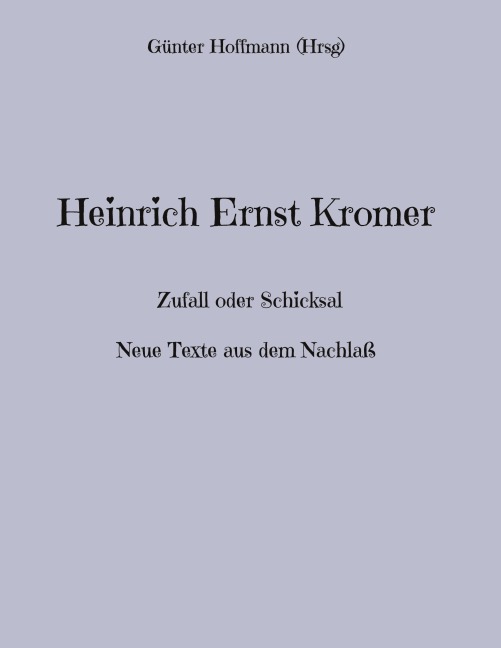 Heinrich Ernst Kromer - 