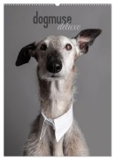 Cover-Bild zum Titel 'dogmuse deluxe (Wandkalender 2026 DIN A2 hoch), CALVENDO Monatskalender' von 'Tanja Noel'