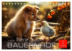 Cover-Bild zum Titel 'Viele Tiere auf dem Bauernhof (Tischkalender 2027 DIN A5 quer), CALVENDO Monatskalender' von 'Peter Roder'