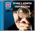 Was ist was Hörspiel-CD: Kriminalistik/ Spione & Agenten - Manfred Baur, Günther Illi