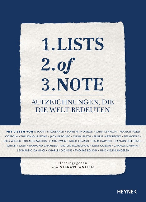 Lists of Note - 