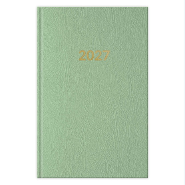 Buchkalender-Set: Buchkalender & Wochenplaner 2027 Grün - 