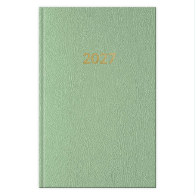 Buchkalender-Set: Buchkalender & Wochenplaner 2027 Grün - 