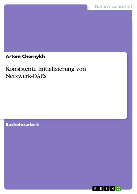 Konsistente Initialisierung von Netzwerk-DAEs - Artem Chernykh