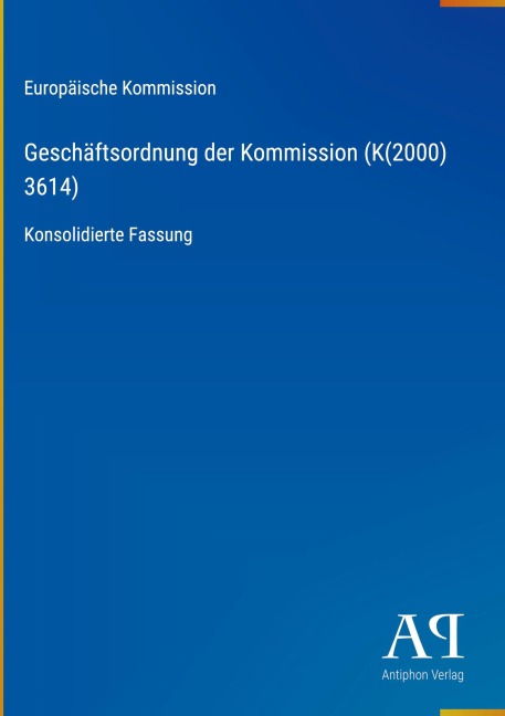 Geschäftsordnung der Kommission (K(2000) 3614) - Europäische Kommission