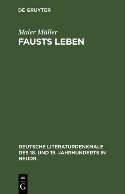 Fausts Leben - Maler Müller