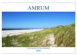 Cover-Bild zum Titel 'Amrum - Trauminsel in der Nordsee (Wandkalender 2026 DIN A3 quer), CALVENDO Monatskalender' von 'Sascha Stoll'
