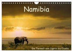 Cover-Bild zum Titel 'Namibia - Die Tierwelt vom Caprivi bis Etosha (Wandkalender 2026 DIN A4 quer), CALVENDO Monatskalender' von 'Herbert Böck'
