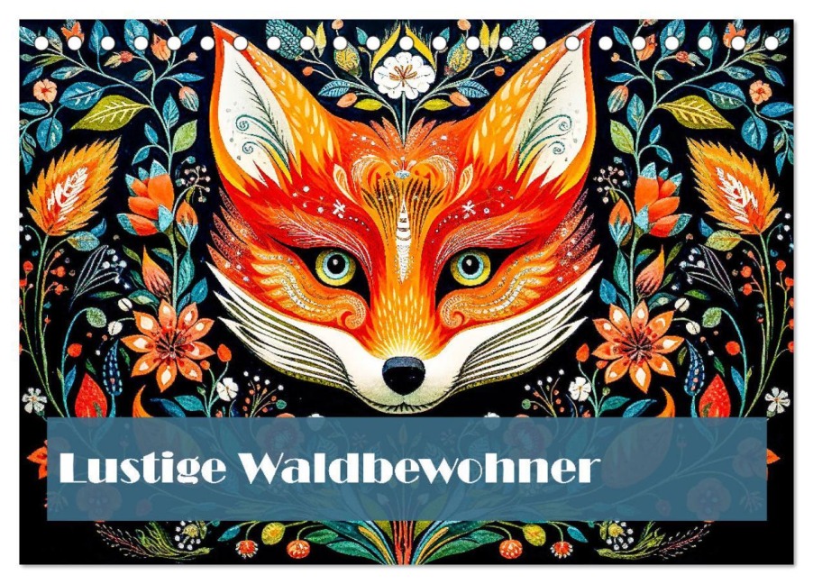 Lustige Waldtiere (Tischkalender 2026 DIN A5 quer), CALVENDO Monatskalender - Ally Bee