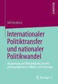 Internationaler Politiktransfer und nationaler Politikwandel - Ralf Nordbeck