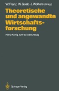 Cover-Bild zum Titel 'Theoretische und angewandte Wirtschaftsforschung' von ''