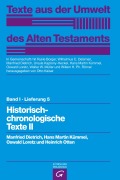 Cover-Bild zum Titel 'Historisch-chronologische Texte II' von 'Heinrich Otten, Oswald Loretz, Hans Martin Kümmel, Manfried Dietrich'