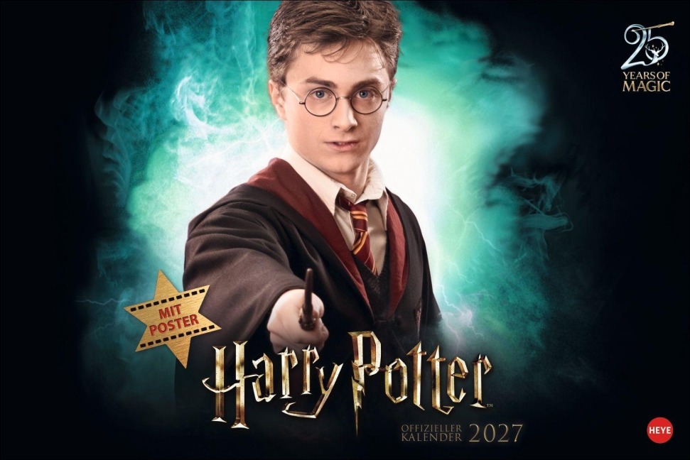 Harry Potter Broschur XL Kalender 2027 - 