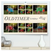 Cover-Bild zum Titel 'Oldtimer Schätze. Ein Traktoren-Kalender (hochwertiger Premium Wandkalender 2026 DIN A2 quer), Kunstdruck in Hochglanz' von 'Peter Roder'