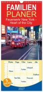 Cover-Bild zum Titel 'Familienplaner 2027 - Feuerwehr New York - Heart of the City mit 5 Spalten (Wandkalender, 21 x 45 cm) CALVENDO' von 'Karsten Rahn'