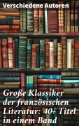 Cover-Bild zum Titel 'Große Klassiker der französischen Literatur: 40+ Titel in einem Band' von 'Stendhal, Alexandre Dumas, François Rabelais, George Sand, Marcel Proust'
