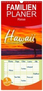 Cover-Bild zum Titel 'Familienplaner 2027 - Hawaii - Ein tropisches Paradies. mit 5 Spalten (Wandkalender, 21 x 45 cm) CALVENDO' von 'Sf'