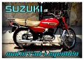 Motorrad-Legenden: SUZUKI (Wandkalender 2024 DIN A2 quer), CALVENDO Monatskalender - Henning von Löwis of Menar